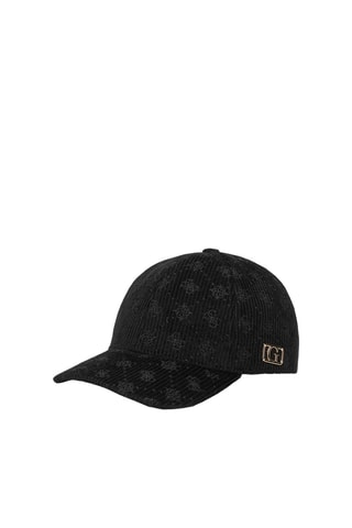Casquette de baseball en velours - Noir