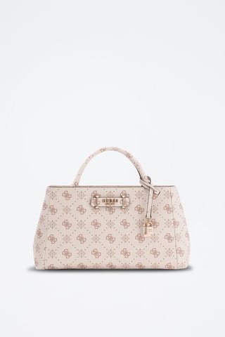 Sac à main Carrie - Ecru et marron clair