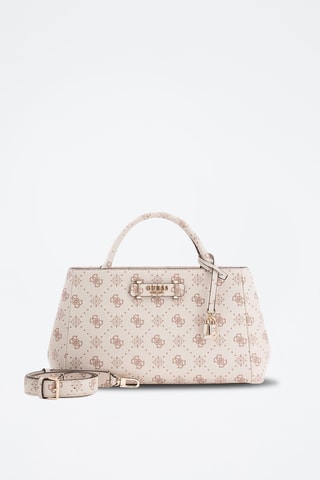 Sac à main Carrie - Ecru et marron clair