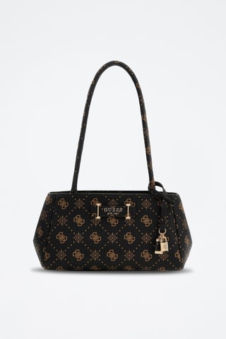 Sac porté épaule Carrie - Noir et marron clair