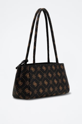 Sac porté épaule Carrie - Noir et marron clair