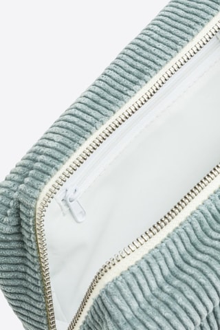 Neceser de pana - Verde agua