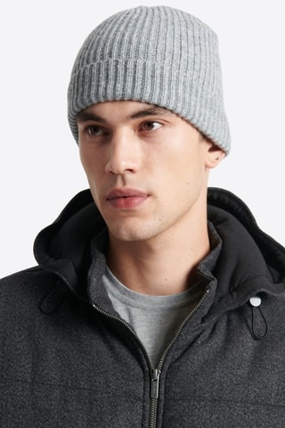 Gorro - Gris claro jaspeado