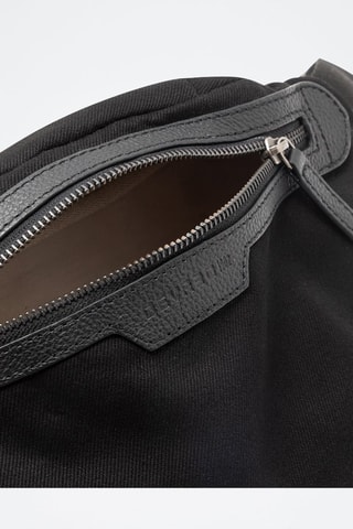 Riñonera de piel - Negro