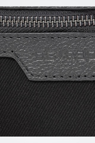 Riñonera de piel - Negro