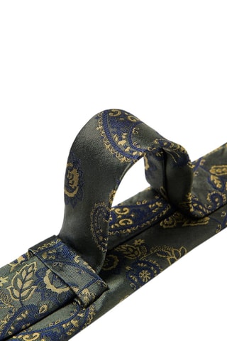 Corbata de seda - Caqui