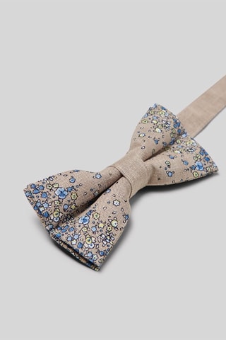 Pajarita de lino - Beige