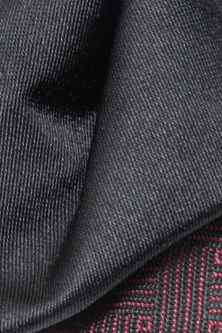 Pajarita de seda - Gris y rojo