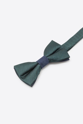 Pajarita de seda - Verde esmeralda