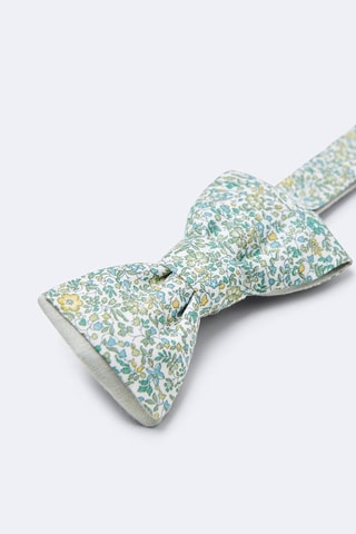 Pajarita de lino Le Colonel - Verde claro