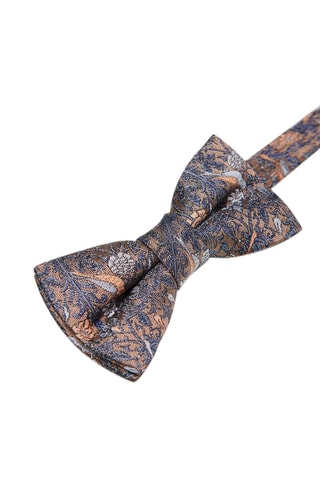 Pajarita de seda - Marrón claro