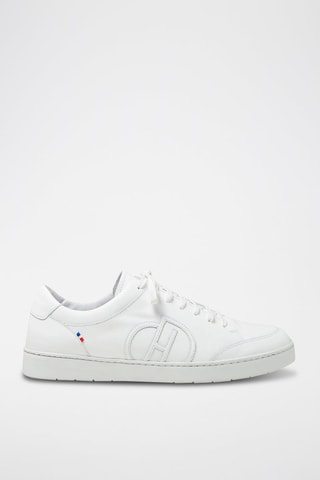 Zapatillas de piel - Blanco