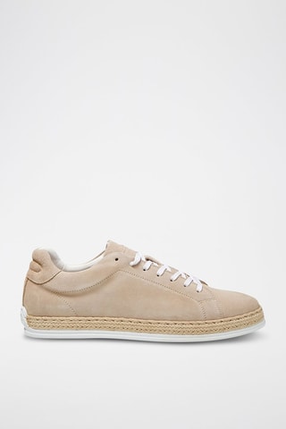 Zapatillas de piel - Beige