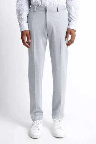 Pantalón chino - Gris claro jaspeado