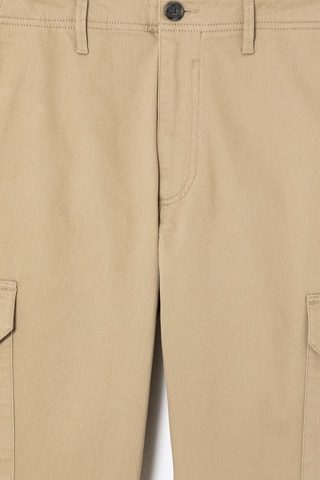 Pantalón cargo slim fit - Beige
