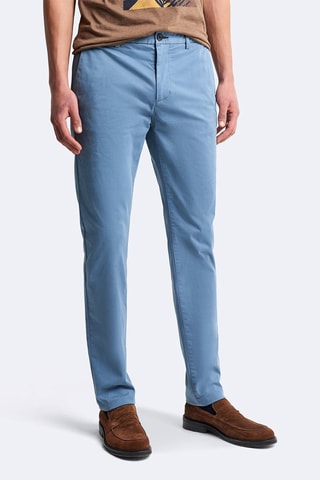 Pantalón chino slim fit - Azul