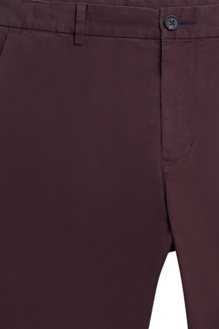 Pantalón chino slim fit - Berenjena