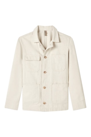 Chaqueta de lino - Beige