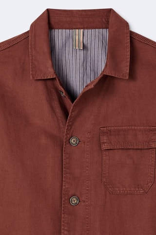 Chaqueta de lino - Marrón