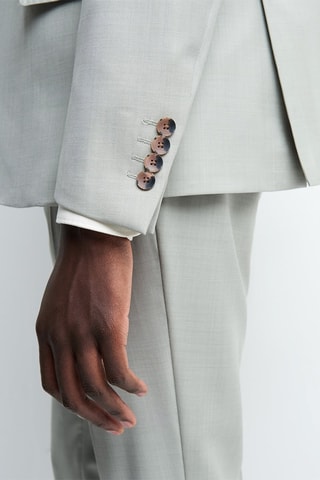 Chaqueta de lana - Verde agua