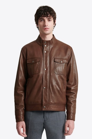 Chaqueta de piel ovina - Marrón