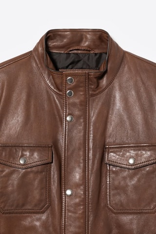 Chaqueta de piel ovina - Marrón