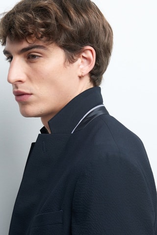 Chaqueta extra slim fit - Azul marino