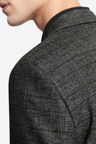 Chaqueta de traje slim fit - Negro jaspeado