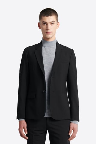 Chaqueta de lana - Negro