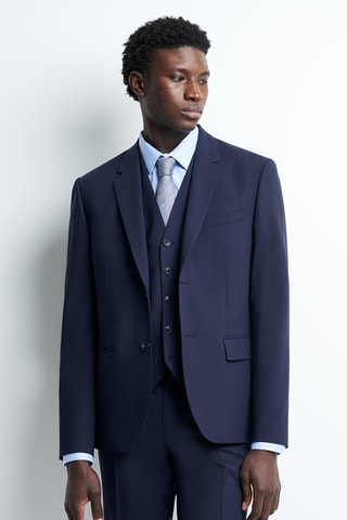 Chaqueta de lana - Azul marino