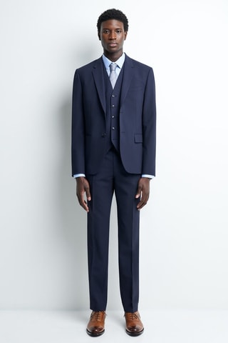 Chaqueta de lana - Azul marino