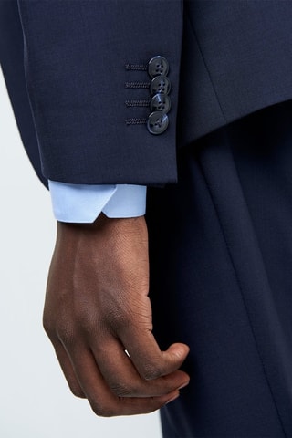 Chaqueta de lana - Azul marino