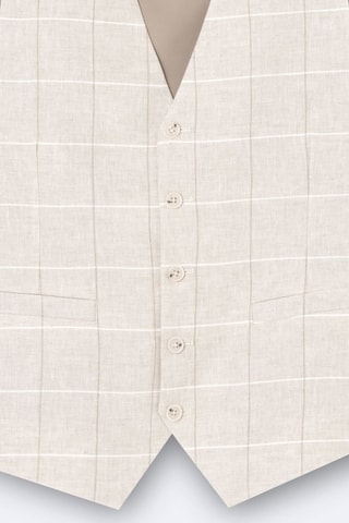 Chaleco de traje de lino - Beige