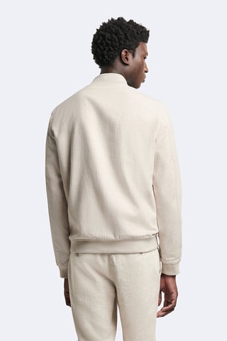 Cazadora de lino - Beige