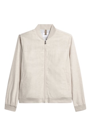 Cazadora de lino - Beige