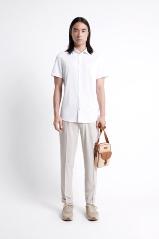 Camisa slim fit - Blanco