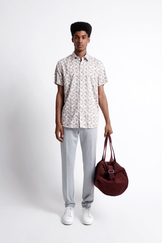 Camisa slim fit - Blanco