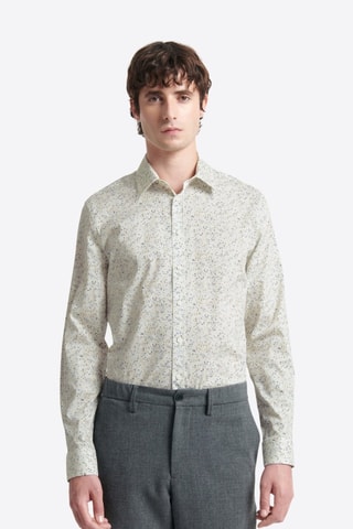 Camisa slim fit - Blanco