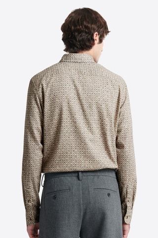 Camisa slim fit - Beige