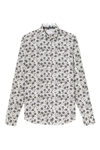 Camisa ajustada - Blanco