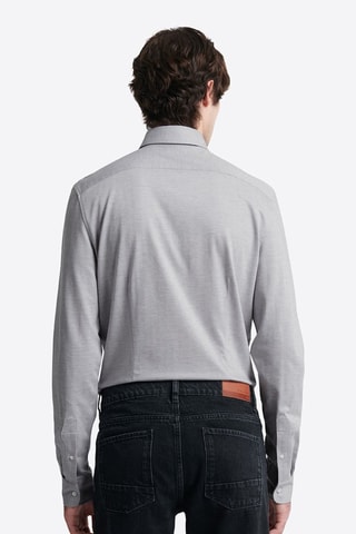 Camisa slim fit - Gris claro