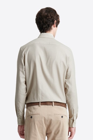 Camisa slim fit - Crudo oscuro