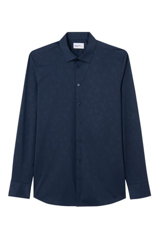 Camisa extraslim fit - Azul marino