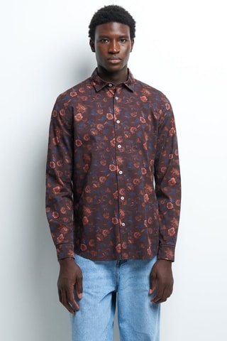 Camisa slim fit - Chocolate