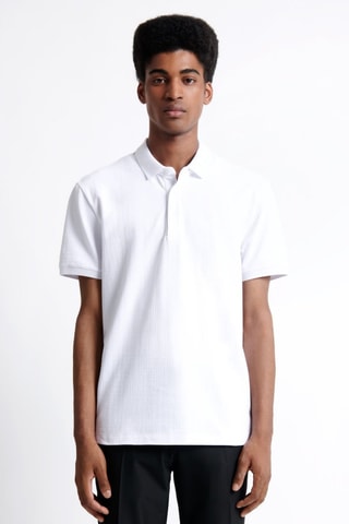 Polo slim fit - Blanco