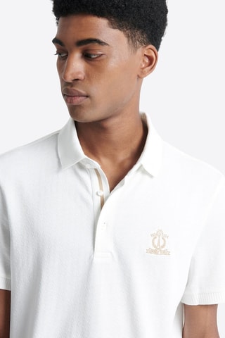 Polo slim fit - Blanco