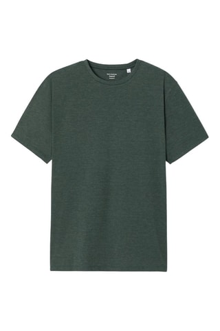 Camiseta slim fit - Verde oscuro