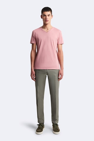 Camiseta slim fit - Rosa