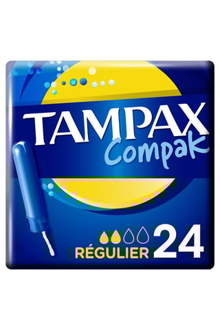 3 x 24 tampons Tampax Compak - Régulier