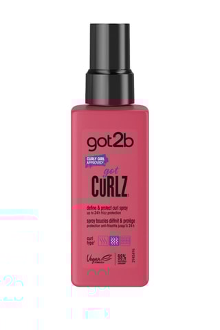 6 x Curlz Spray Define & Protect Got2b Schwarzkopf - 150 ml